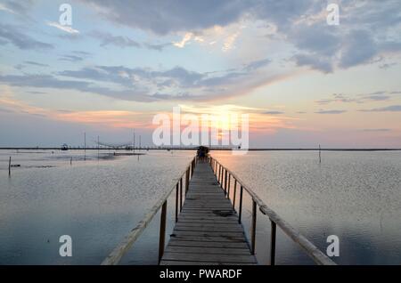 La spiaggia di divjake resort albania Foto Stock