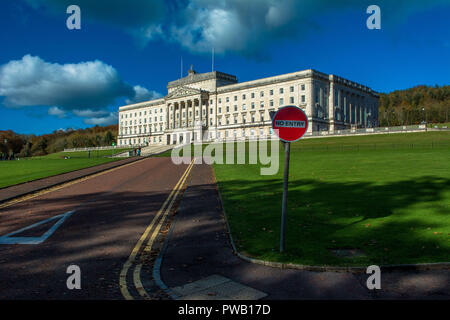 Gli edifici del Parlamento Stormont Estate East Belfast County Down Irlanda del Nord Foto Stock