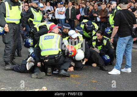 Contrastare il razzista "democratic' Football Lads Alliance Foto Stock