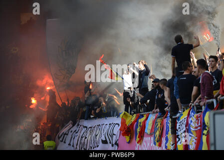 Bucarest, Romania. Xiv oct, 2018. Romania vs Serbja Nazioni Uefa League 14.10.2018 Credito: Cristian Stavri/Alamy Live News Foto Stock