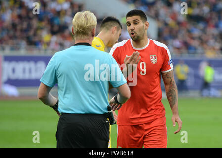 Bucarest, Romania. Xiv oct, 2018. Romania vs Serbja Nazioni Uefa League 14.10.2018 Credito: Cristian Stavri/Alamy Live News Foto Stock