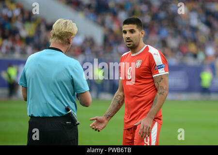 Bucarest, Romania. Xiv oct, 2018. Romania vs Serbja Nazioni Uefa League 14.10.2018 Credito: Cristian Stavri/Alamy Live News Foto Stock