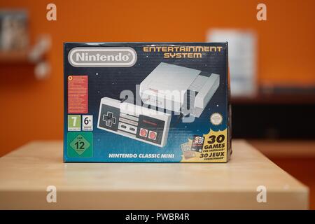 Nintengo NES classic edition Foto Stock