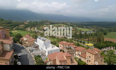 NAKHONRATCHASIMA THAILANDIA - 16 settembre 2018 :paesaggio intorno alla valle Toscana Khao Yai , è un italiano in stile resort a Nakhonratchasima provincia Foto Stock