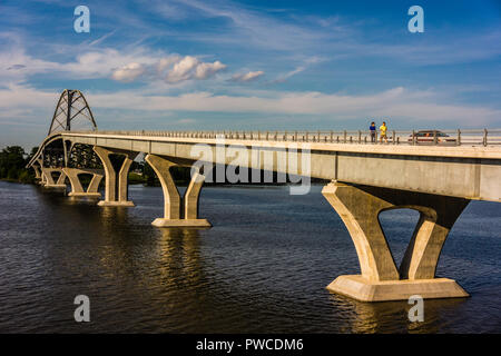 Ponte Champlain   Crown Point, New York, Stati Uniti d'America Foto Stock