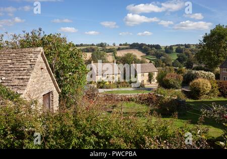 Guiting Power village, Cotswolds, Gloucestershire, Inghilterra Foto Stock