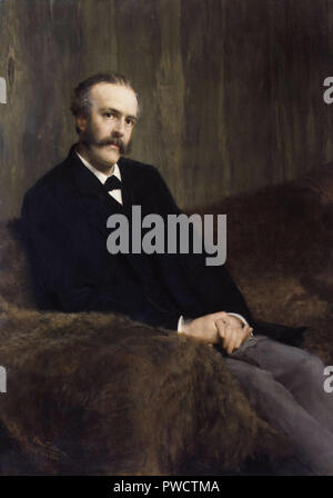 Lawrence Alma-Tadema - Ritratto di Arthur James Balfour 1° Conte di Balfour Foto Stock