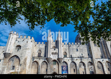 La Francia. Vaucluse (84). Avignon. Il Palazzo dei Papi, un sito Patrimonio Mondiale dell'UNESCO Foto Stock