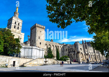 La Francia. Vaucluse (84). Avignon. Il Palazzo dei Papi Patrimonio Mondiale dell Unesco Foto Stock