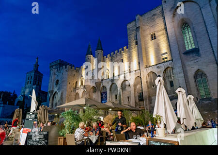 La Francia. Vaucluse (84). Avignon. Il Palazzo dei Papi, un sito Patrimonio Mondiale dell'UNESCO Foto Stock