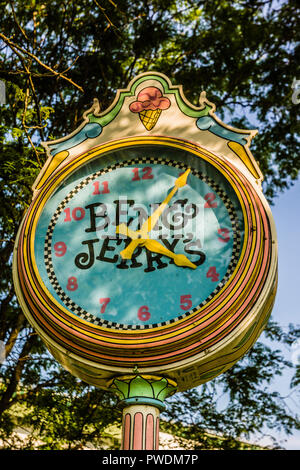 Gelato Ben & Jerry Waterbury Factory   Waterbury, Vermont, USA Foto Stock