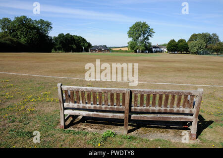 Vista del verde, Datchworth, Hertfordshire Foto Stock