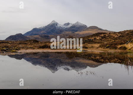 Sliglachan, Black Cuillin Mountain Range, Scotland, Regno Unito Foto Stock