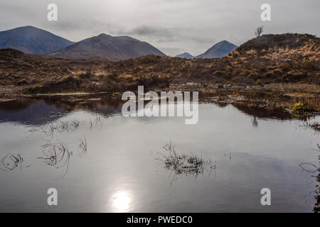 Sliglachan, Black Cuillin Mountain Range, Scotland, Regno Unito Foto Stock