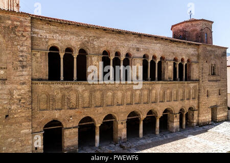 Vecchia chiesa ortodossa di Santa Sofia a Ohrid Macedonia. Foto Stock