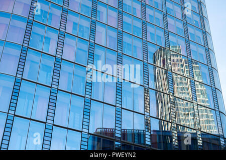 Uno blackfriars edifici in vetro. Londra, Inghilterra Foto Stock