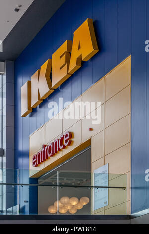 Melbourne, Australia - 4 Ottobre 2018: entrata al negozio IKEA Foto Stock