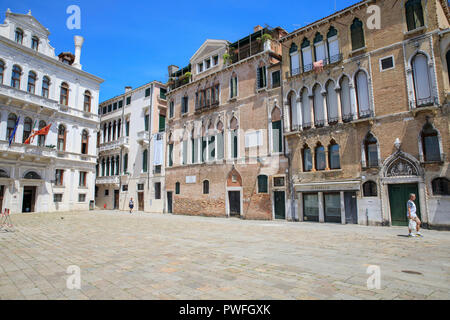 Palazzi Donà in Campo Santa Maria Formosa, Venezia, Italia. Foto Stock