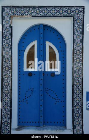 Tradizionale del Nord porta africana Foto Stock