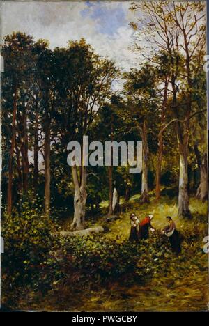 Brodie, Kate S. - Paesaggio (quattro figure in legno) - Foto Stock