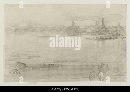 La mattina presto - James Abbott McNeill Whistler - Generale. Foto Stock