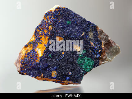 Zebra Azurite Malachite da Australia Il campione di minerali Foto Stock