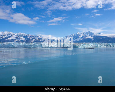Ghiacciaio Hubbard Alaska Foto Stock