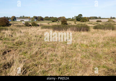 Richardson deserta villaggio medievale, Berwick Bassett, Wiltshire, Inghilterra, Regno Unito Foto Stock