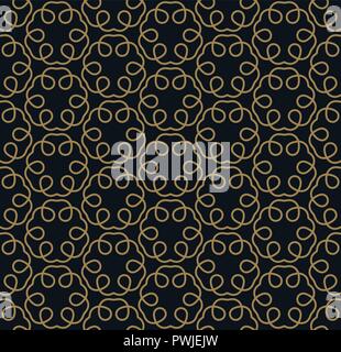 Modello senza giunture. Elegante ornamento lineare. Elegante geometrica dello sfondo. Vettore texture ripetitive Illustrazione Vettoriale