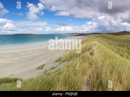 Traigh Hornais Beach, North Uist, Ebridi Esterne, Scotland, Regno Unito Foto Stock