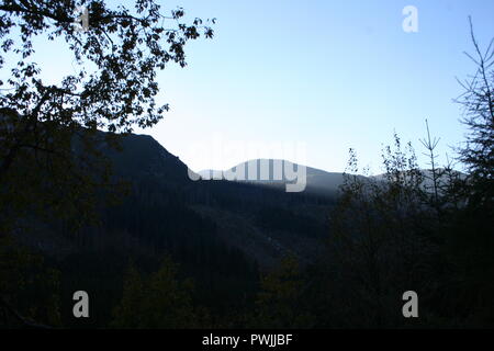 Vista monti Tatra ovest Foto Stock