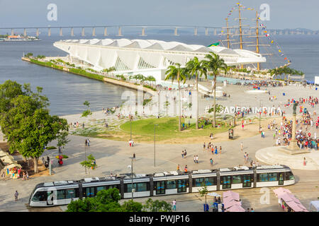 Museo di domani a Mauá Square, Rio de Janeiro, Brasile, Sud America Foto Stock