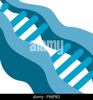 Molecola di DNA che struttura la scienza genetica illustrazione vettoriale Illustrazione Vettoriale