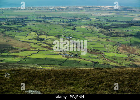 Vista da Moelfre verso Barmouth, Gwynedd, North Wales UK. Foto Stock