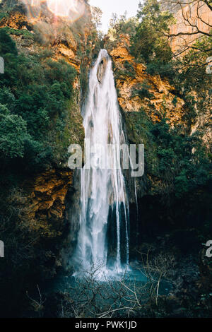 Cascate d'Akchour cascata, Chefchaouen, Marocco, 2018 Foto Stock