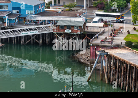 Juneau pier, juneau, Alaska, STATI UNITI D'AMERICA Foto Stock