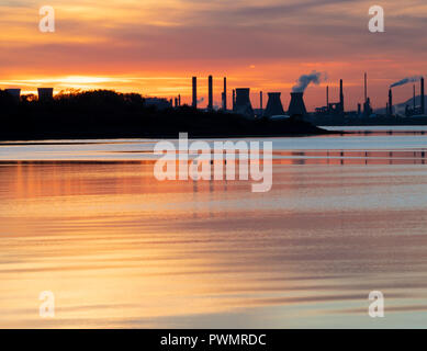 Grangemouth, Firth of Forth, Scozia Foto Stock