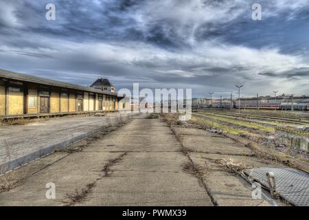 Frachtenbahnhof Wien Süd, Südbahnhof, Stadtentwicklungsgebiet Hauptbahnhof Foto Stock