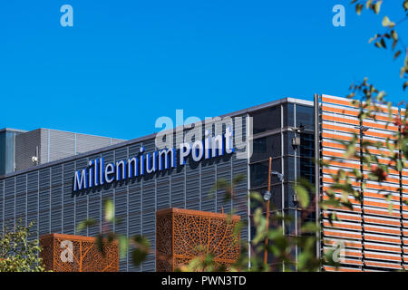 Millennium Point edificio, Birmingham City University, West Midlands, England, Regno Unito Foto Stock