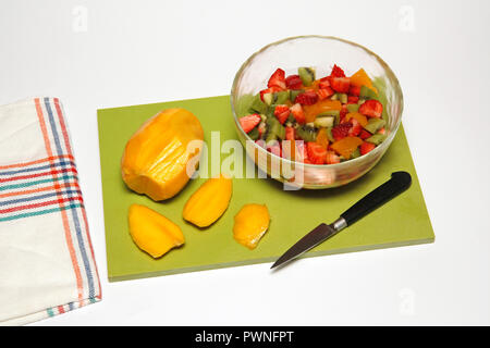 Insalata di frutta Foto Stock