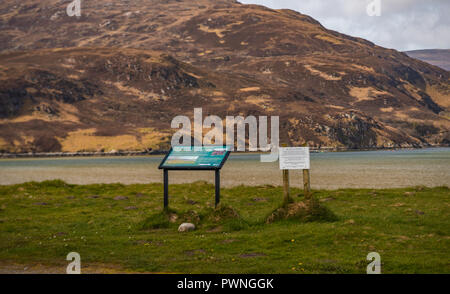 Kyle di Durness, Keoldale, Sutherland, Scotland, Regno Unito Foto Stock