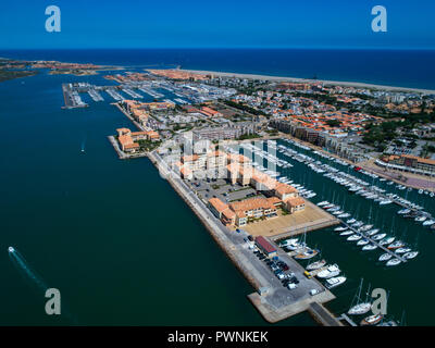 Francia, Aude, Port Leucate Foto Stock