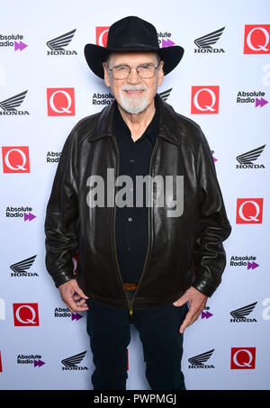 Duane Eddy in sala stampa durante il Q Awards 2018 in associazione con Radio assoluto al Camden Roundhouse di Londra. Foto Stock