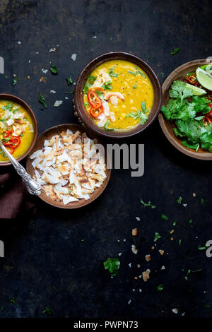 Lenticchia e spezzatino di ceci Foto Stock