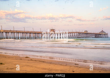Imperial Beach Pier. Imperial Beach, California, Stati Uniti d'America. Foto Stock