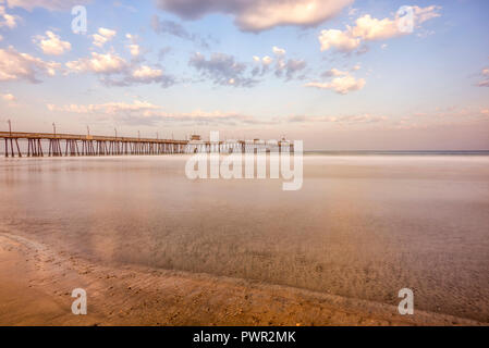Imperial Beach Pier. Imperial Beach, California, Stati Uniti d'America. Foto Stock