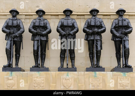 Le guardie Memorial, St James Park, la Sfilata delle Guardie a Cavallo, London, Regno Unito Foto Stock