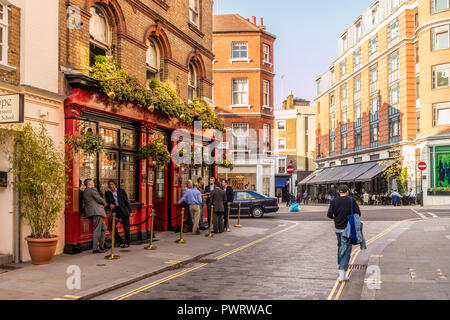 Una tipica vista in Londra Foto Stock