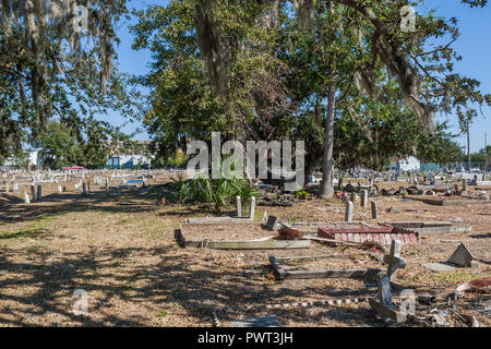 Il cimitero di Holt a New Orleans Foto Stock