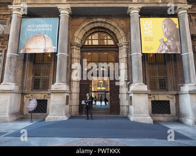 Torino, Italia - circa ottobre 2018: Museo Egizio (significato Museo Egizio) Foto Stock